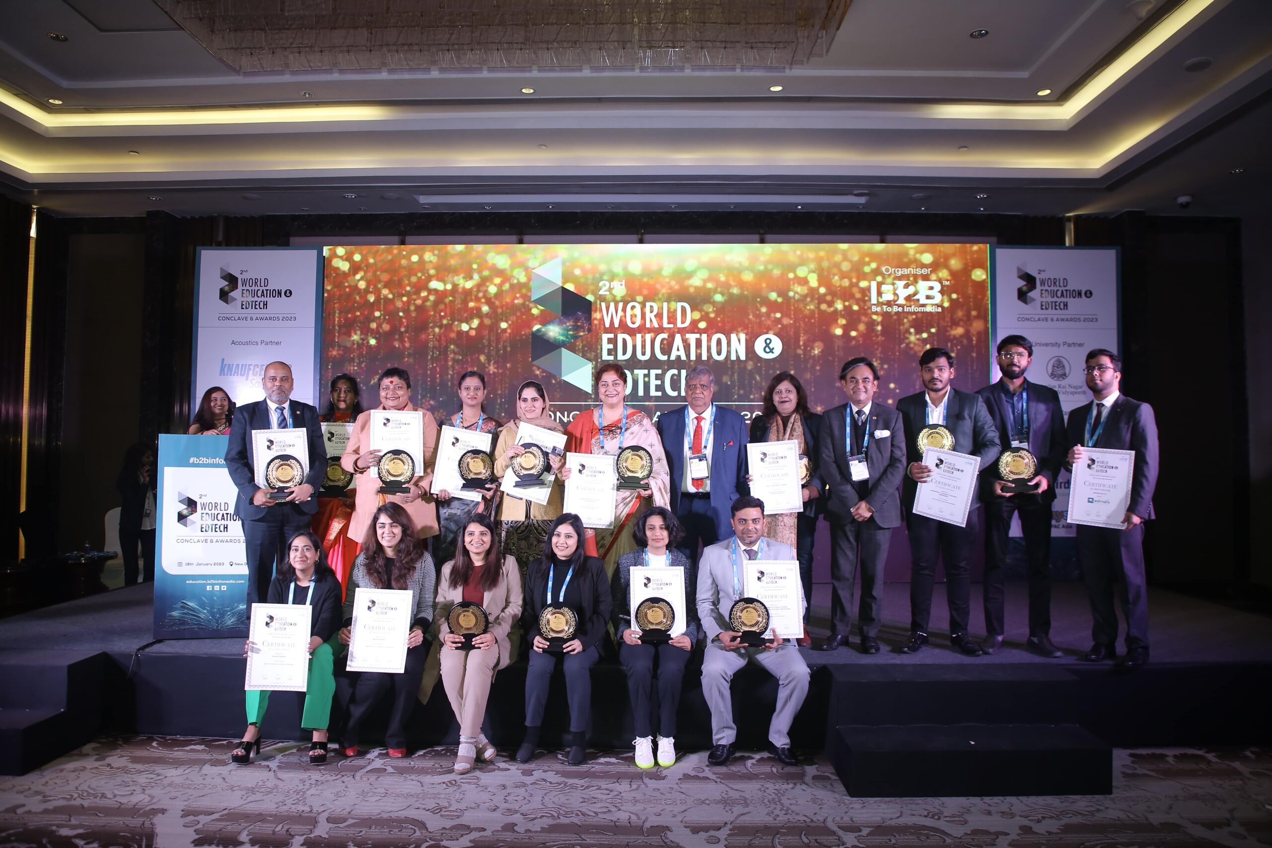 Proud winners of 2nd World Education & Edtech Conclave & Awards 2023
